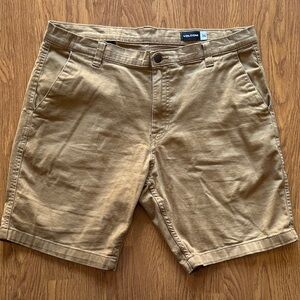 Volcom Men's Khaki Flat Front Shorts
